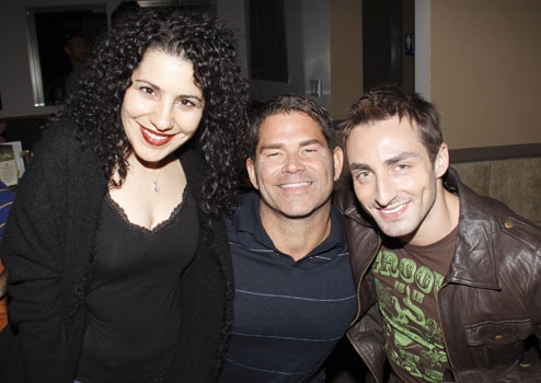 Julie Garnye, Matt Zarley, and Scott Nevins at Upright Cabaret Photo