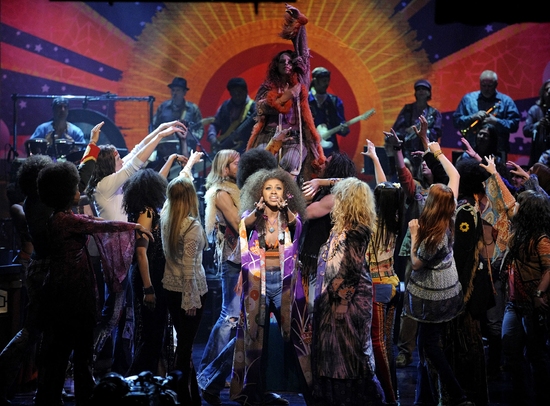 Sasha Allen and the Broadway cast of HAIR Photo