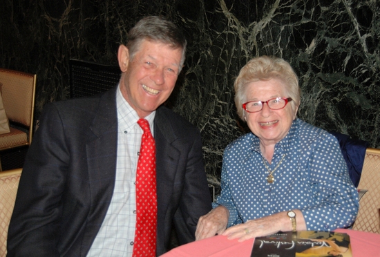 Richard Lombard and Dr. Ruth Westheimer Photo