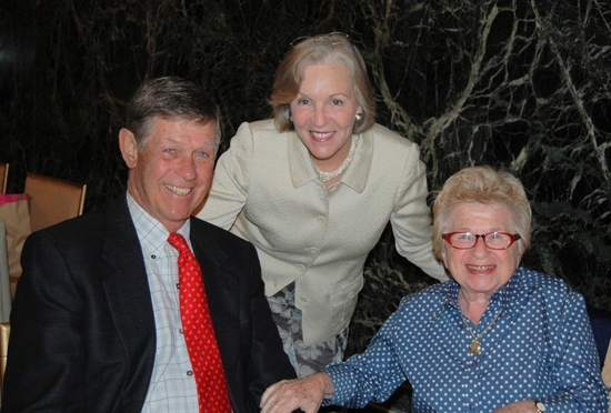 Richard Lombard, Christine Salomon and Dr. Ruth Westheimer Photo