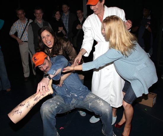 Photo EXCLUSIVE: Opening Night 'Break-A-Leg' Tradition Debuts at '9 To 5' Image