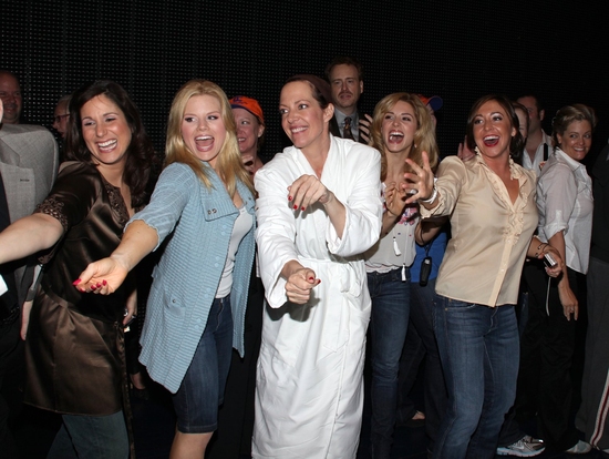 Stephanie J. Block, Allison Janney, Megan Hilty, Kathy Fitzgerald, Jennifer Balagna,  Photo