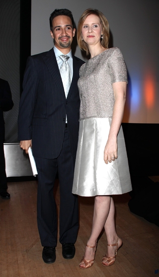 Lin-Manuel Miranda and Cynthia Nixon Photo