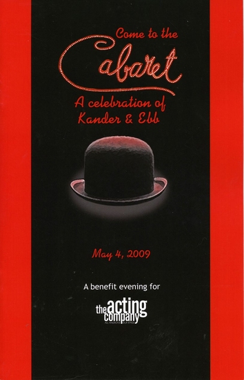 Photo Coverage: Kander & Ebb 'COME TO THE CABARET' Benefit - Performance Image