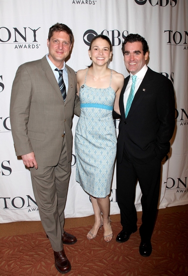Christopher Sieber, Sutton Foster and Brian d'Arcy James Photo