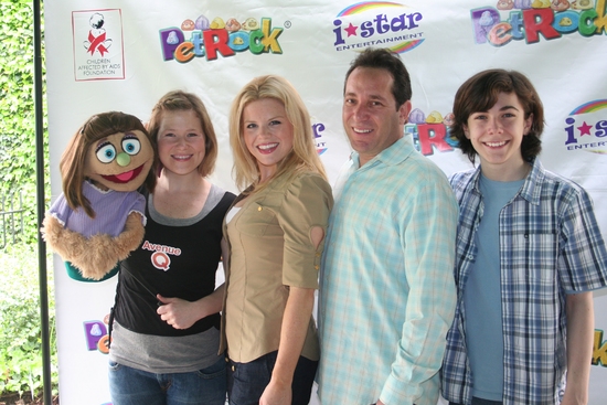 Kate Monster, Carey Anderson, Megan Hilty, Joel Rozenzweig (President I-Star Entertai Photo