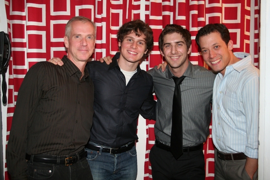 Tom Andersen, Jonathan Groff, Cody Green and John Tartaglia Photo