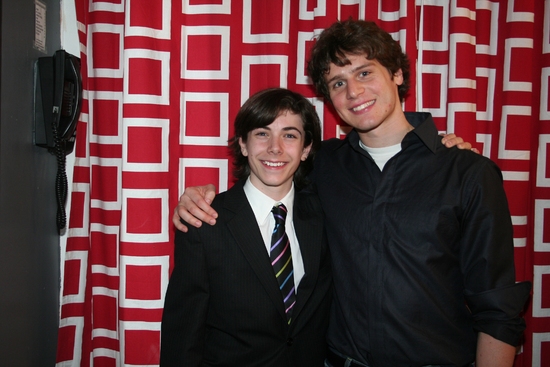 Henry Hodges and Jonathan Groff Photo