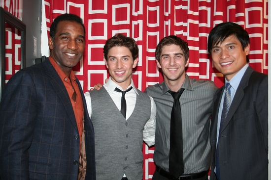 Norm Lewis, Nick Adams, Cody Green and Paolo Montalban Photo