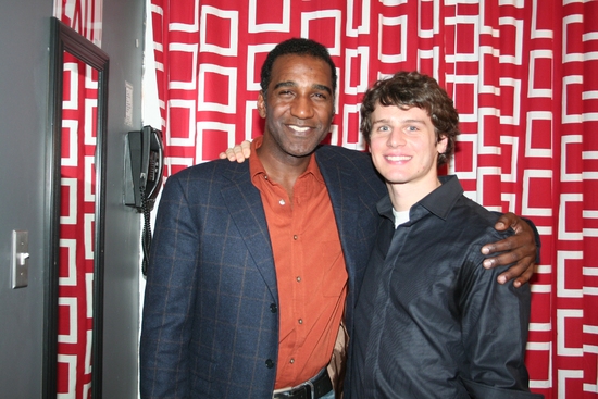 Norm Lewis and Jonathan Groff Photo