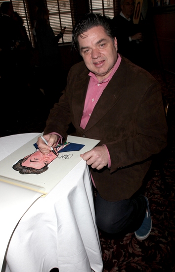 Photo Coverage: 'GUYS and DOLLS' Stars Lauren Graham and Oliver Platt Join the Sardi's 'Wall of Fame' Image