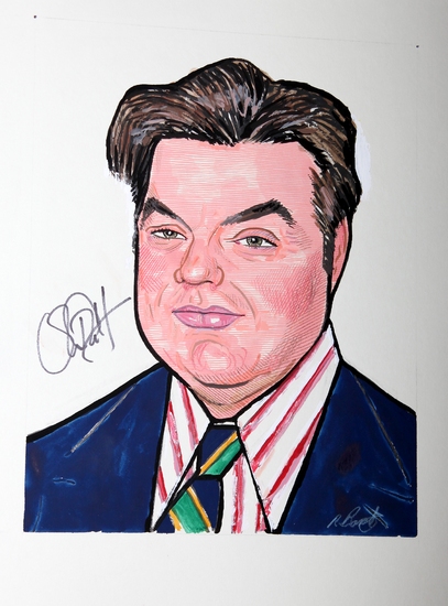 Photo Coverage: 'GUYS and DOLLS' Stars Lauren Graham and Oliver Platt Join the Sardi's 'Wall of Fame' Image