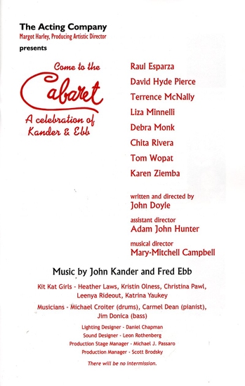 Photo Coverage Kander & Ebb 'COME TO THE CABARET' Benefit - After Party Image