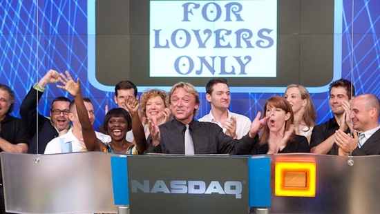 Photo Flash: FOR LOVERS ONLY Rings NASDAQ Closing Bell Image