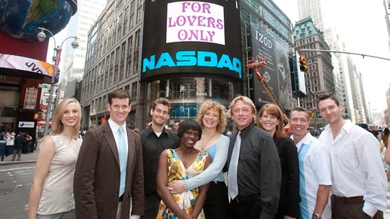 Photo Flash: FOR LOVERS ONLY Rings NASDAQ Closing Bell Image
