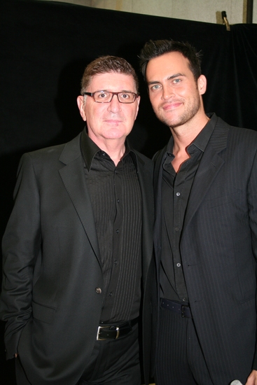 Pete Sanders and Cheyenne Jackson Photo