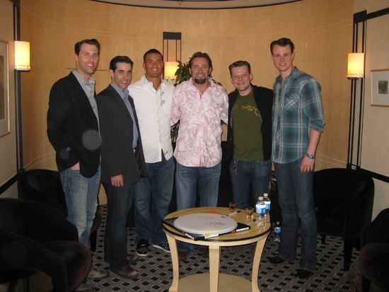 Michael Lomenda, Jeff Madden, Jeremy Guthrie, Kevin Millar, Jeremy Kushnier and Quinn Photo