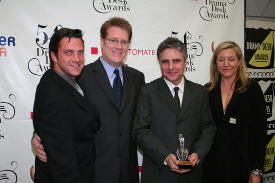 Raul Esparza, Jeffory Lawson, Neil Pepe and Mary McCann - Outstanding Ensemble Perfor Photo