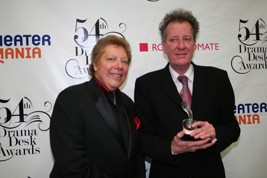 Robert R. Blume and Geoffrey Rush Photo