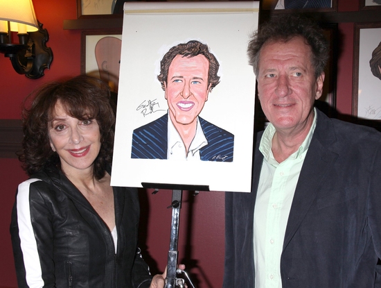 Photo Coverage: EXIT THE KING's Geoffrey Rush Joins Sardi's WALL OF FAME Image