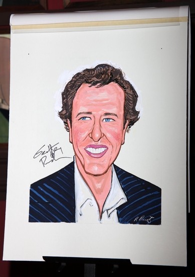 Photo Coverage: EXIT THE KING's Geoffrey Rush Joins Sardi's WALL OF FAME Image