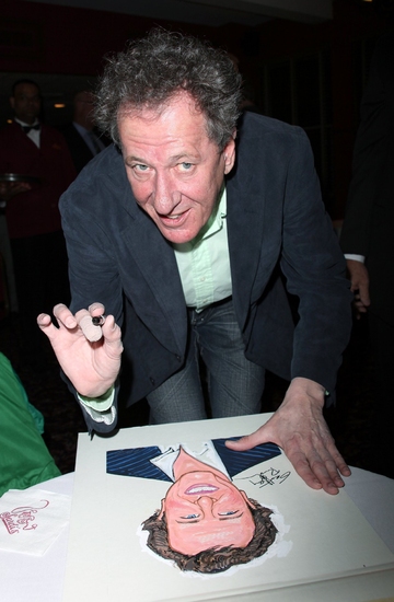 Photo Coverage: EXIT THE KING's Geoffrey Rush Joins Sardi's WALL OF FAME Image