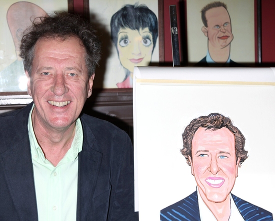 Photo Coverage: EXIT THE KING's Geoffrey Rush Joins Sardi's WALL OF FAME Image