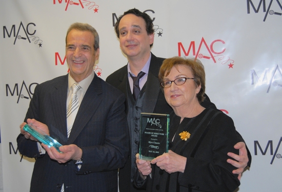 Joey Reynolds, Sidney Myer and Myra Chanin-Board of Directors Award Photo