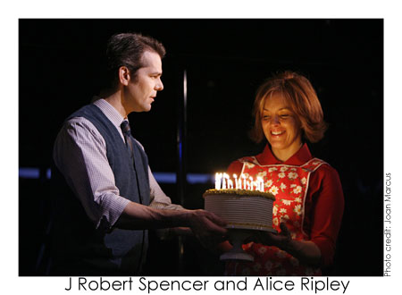 J. Robert Spencer and Alice Ripley at 