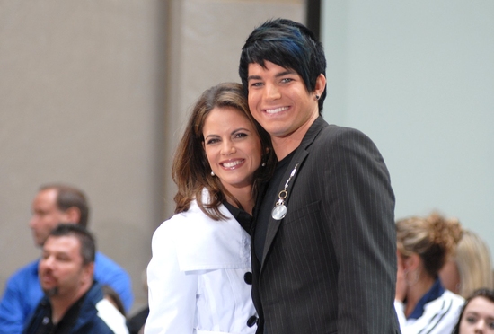 Photo Coverage: 'IDOL' Stars Kris Allen and Adam Lambert Visit NBC's Today Show Image