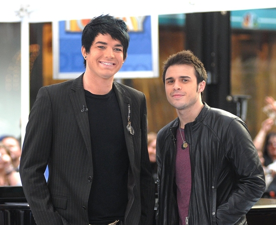 Photo Coverage: 'IDOL' Stars Kris Allen and Adam Lambert Visit NBC's Today Show Image