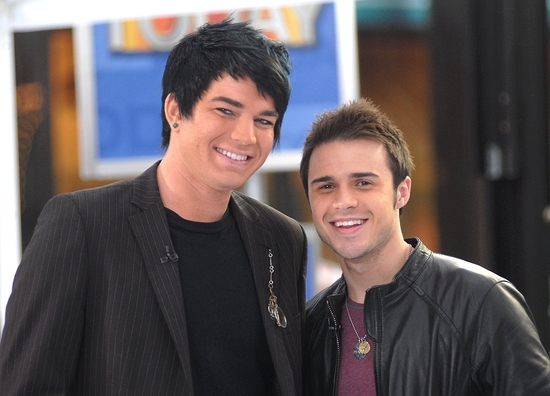 Photo Coverage: 'IDOL' Stars Kris Allen and Adam Lambert Visit NBC's Today Show Image