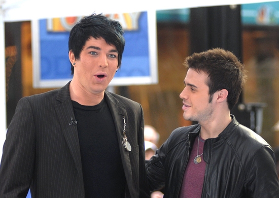 Photo Coverage: 'IDOL' Stars Kris Allen and Adam Lambert Visit NBC's Today Show Image