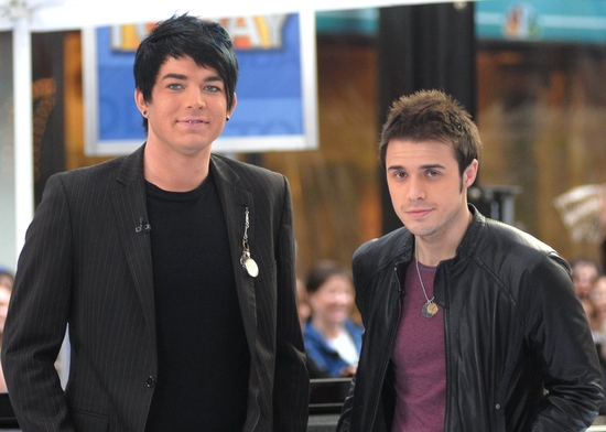 Photo Coverage: 'IDOL' Stars Kris Allen and Adam Lambert Visit NBC's Today Show Image