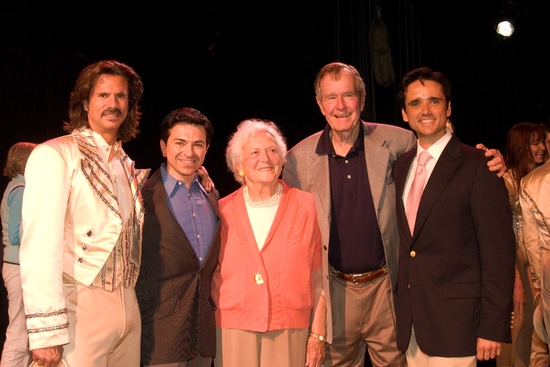 Photo Flash: Former President and First Lady, George and Barbara Bush Visit the Ogunquit Playhouse Image