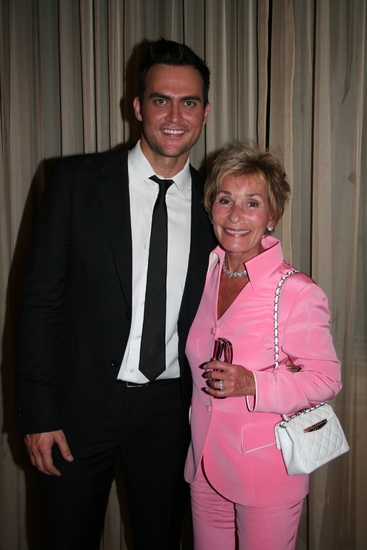 Cheyenne Jackson and Judge Judy Sheindlin Photo