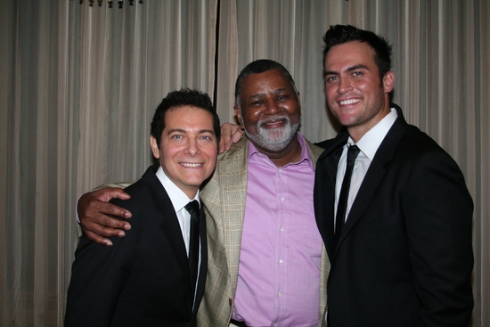 Michael Feinstein, Alexander Smalls and Cheyenne Jackson Photo