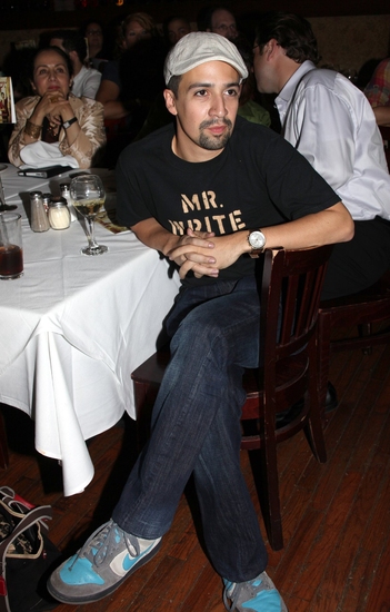 Photo Coverage: Lin-Manuel Miranda Portrait Unveiled At Tony's DiNapoli Image