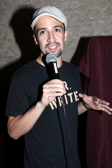 Photo Coverage: Lin-Manuel Miranda Portrait Unveiled At Tony's DiNapoli Image