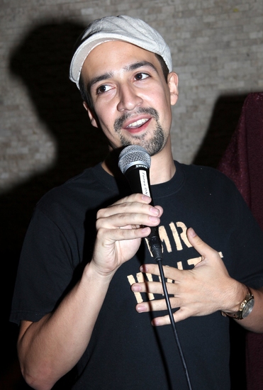 Photo Coverage: Lin-Manuel Miranda Portrait Unveiled At Tony's DiNapoli Image