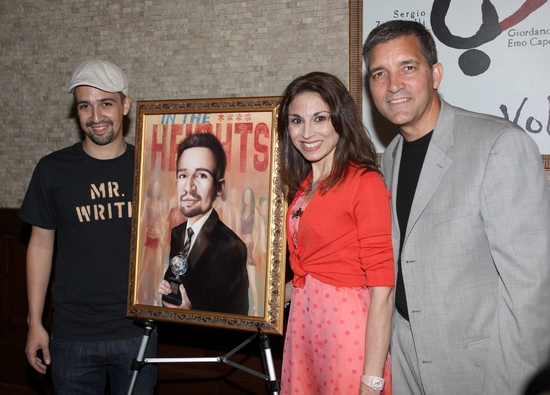 Photo Coverage: Lin-Manuel Miranda Portrait Unveiled At Tony's DiNapoli Image