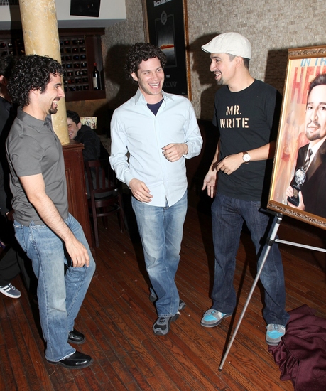 Photo Coverage: Lin-Manuel Miranda Portrait Unveiled At Tony's DiNapoli Image