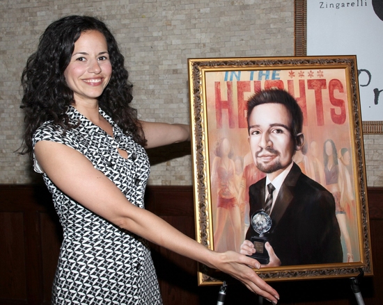 Photo Coverage: Lin-Manuel Miranda Portrait Unveiled At Tony's DiNapoli Image