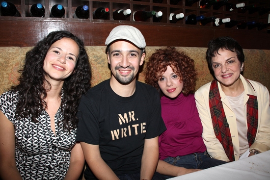 Mandy Gonzalez, Lin-Manuel Miranda, Janet Dacal and Priscilla Lopez Photo