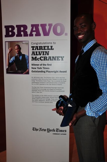 Photo Flash: Tarell Alvin McCraney Honored With The New York Times Outstanding Playwright Award Image