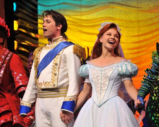 Photo Coverage: Chelsea Morgan Stock and Drew Seeley Take Their Bows in Disney's THE LITTLE MERMAID Image