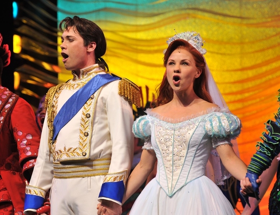 Photo Coverage: Chelsea Morgan Stock and Drew Seeley Take Their Bows in Disney's THE LITTLE MERMAID Image