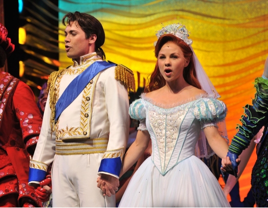 Photo Coverage: Chelsea Morgan Stock and Drew Seeley Take Their Bows in Disney's THE LITTLE MERMAID Image