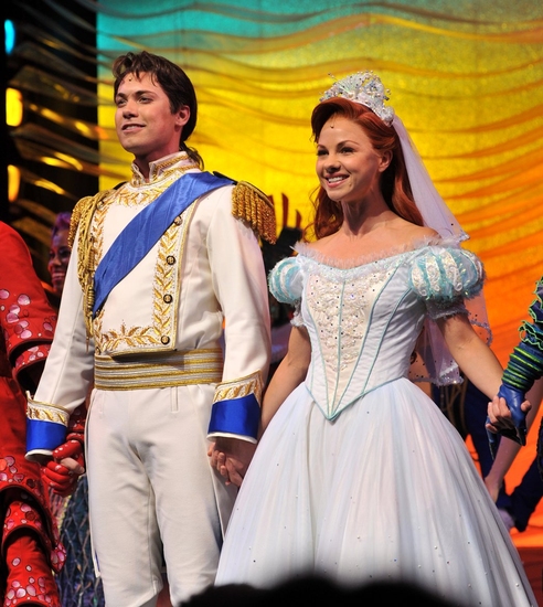 Photo Coverage: Chelsea Morgan Stock and Drew Seeley Take Their Bows in Disney's THE LITTLE MERMAID Image