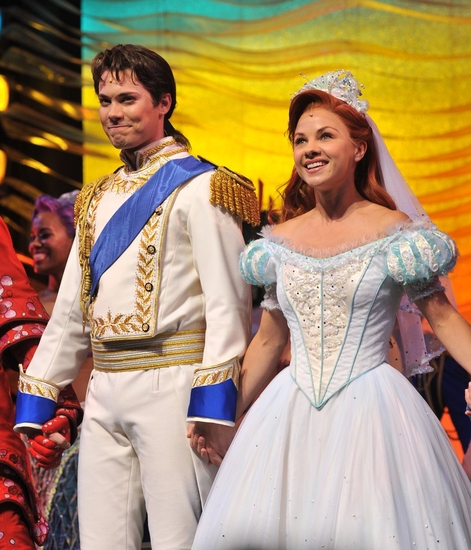 Photo Coverage: Chelsea Morgan Stock and Drew Seeley Take Their Bows in Disney's THE LITTLE MERMAID Image